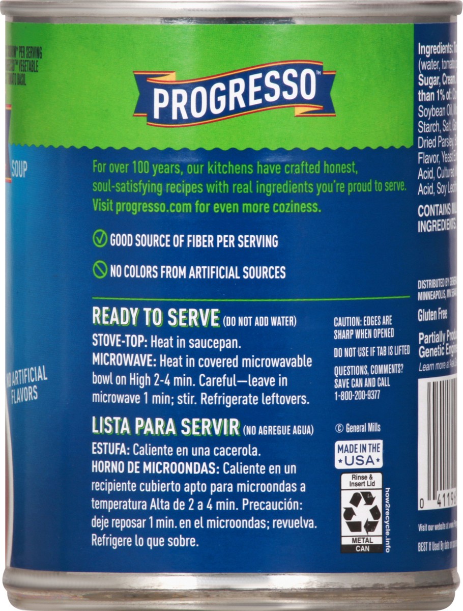 Progresso Reduced Sodium Creamy Tomato With Basil Soup 19 Oz 19 Oz | Shipt