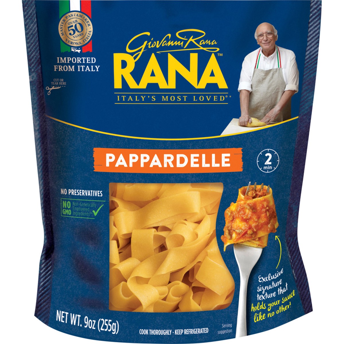 slide 6 of 12, Rana Pappardelle Pasta, 9 oz