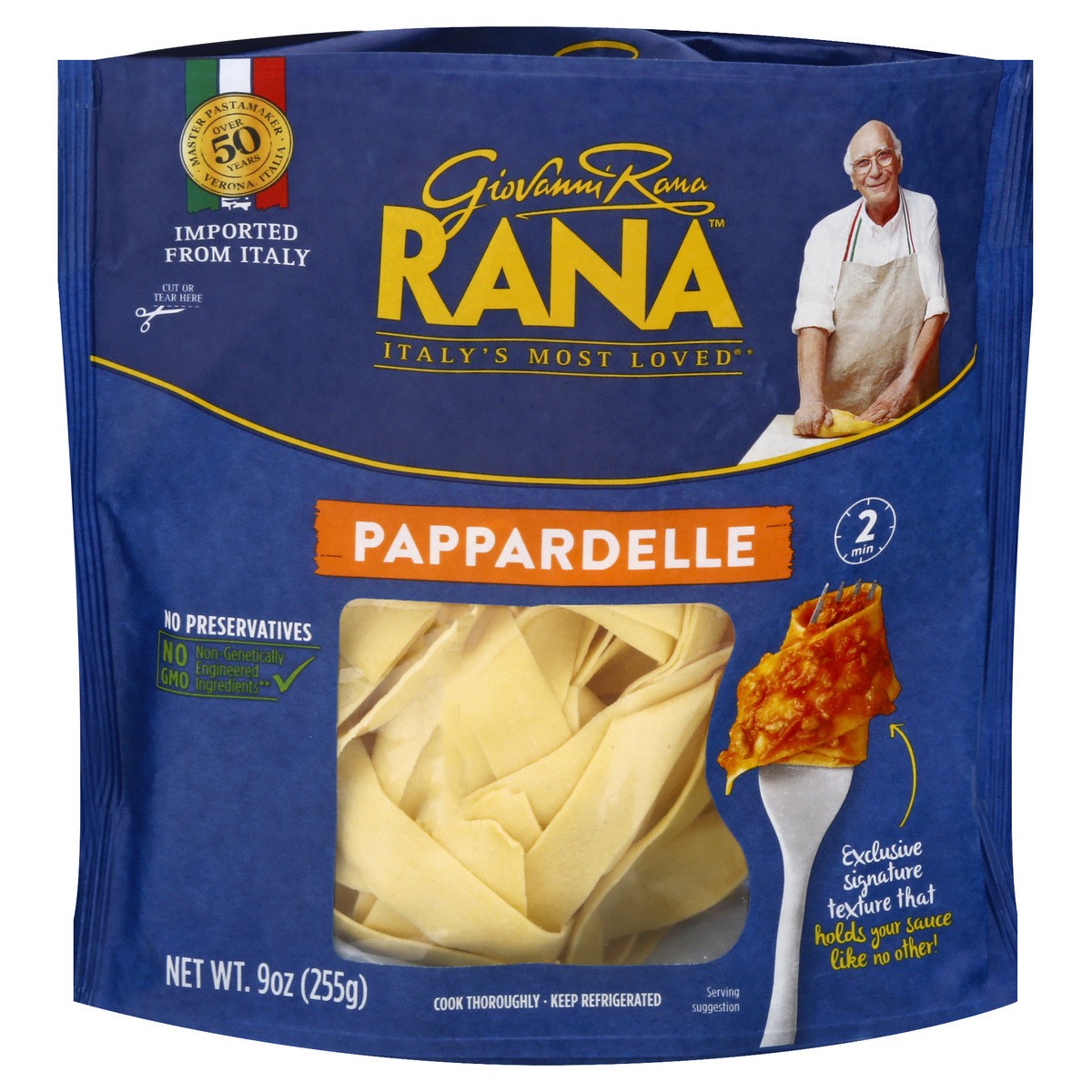 slide 9 of 12, Rana Pappardelle Pasta, 9 oz