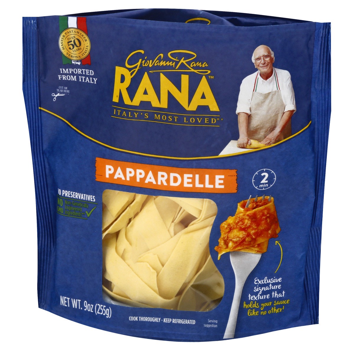 slide 11 of 12, Rana Pappardelle Pasta, 9 oz