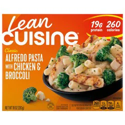 Lean Cuisine Frozen Meal Alfredo Pasta with Chicken & Broccoli, Comfort Cravings Microwave Meal, Chicken and Pasta Dinner, Frozen Dinner for One