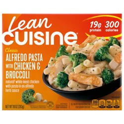 Lean Cuisine Frozen Meal Alfredo Pasta with Chicken & Broccoli, Comfort Cravings Microwave Meal, Chicken and Pasta Dinner, Frozen Dinner for One