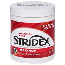 Stridex Acne Medication Maximum Soft Touch Pads - 90 Count