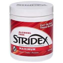 Stridex Acne Medication Maximum Soft Touch Pads - 90 Count