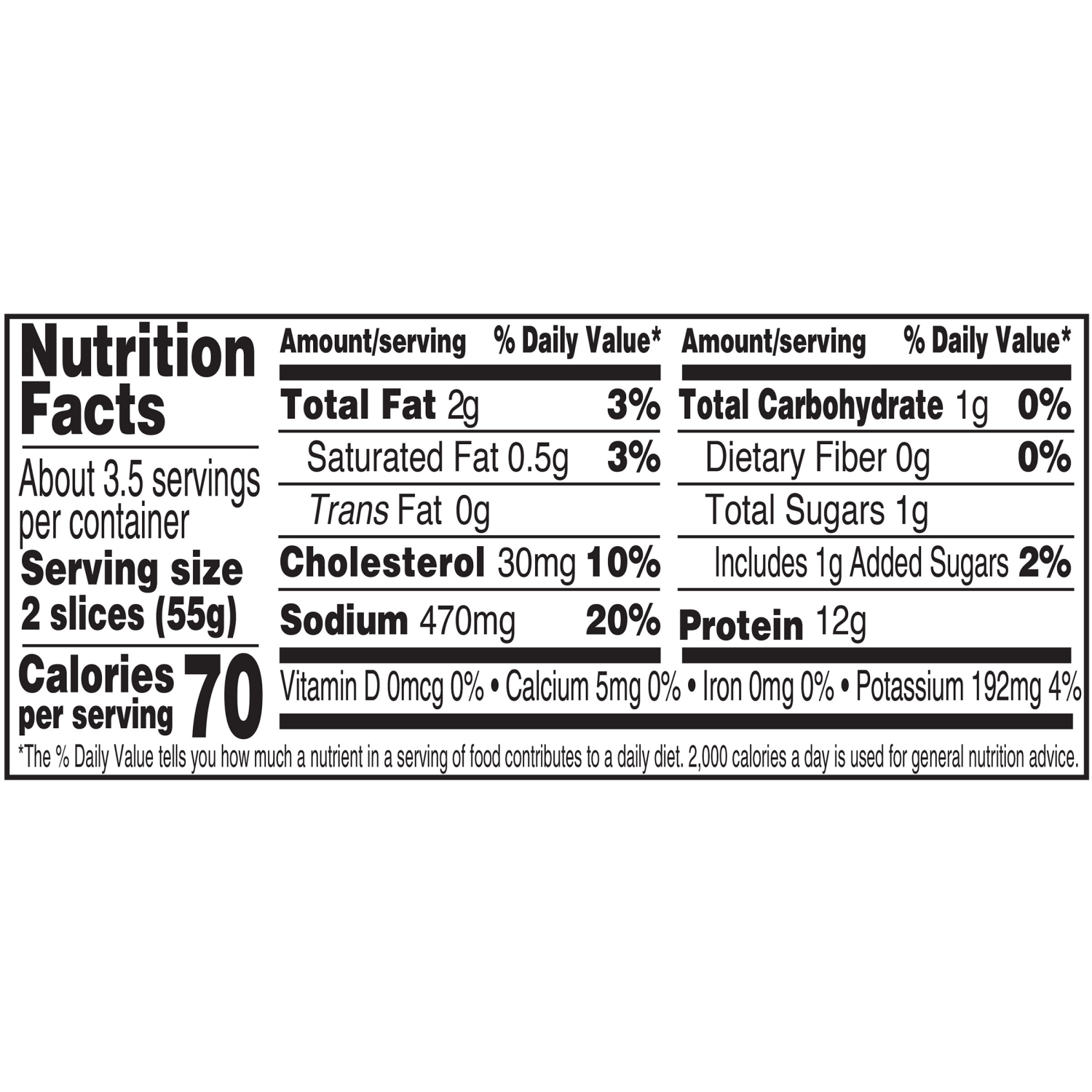 slide 3 of 5, Applegate Black Forest Uncured Ham Sliced, 7 oz