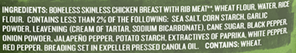 slide 2 of 2, Applegate Natural Spicy Chicken Breast Tenders (Frozen), 16 oz