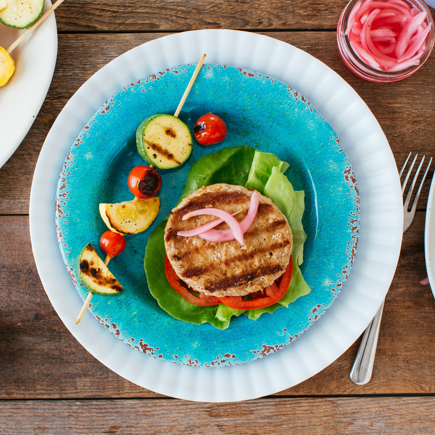 slide 5 of 5, Applegate Organic Turkey Burgers (Frozen), 4 ct