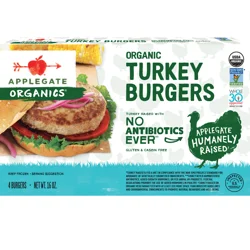 Applegate Organic Turkey Burgers (Frozen)