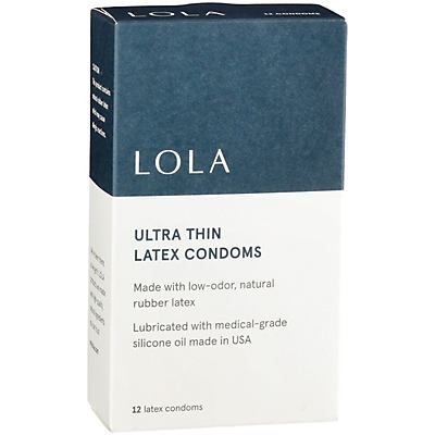 slide 1 of 1, Lola Ultra Thin Latex Condoms, 12 ct