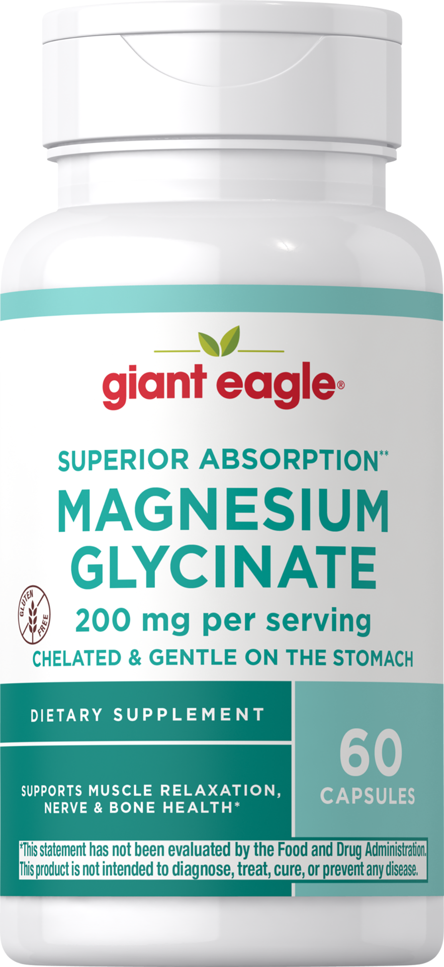 slide 1 of 1, Ge Magnesium Glyinate Caps, 60 ct