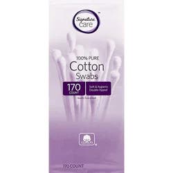 Signature Select Cotton Swabs - 170 Count