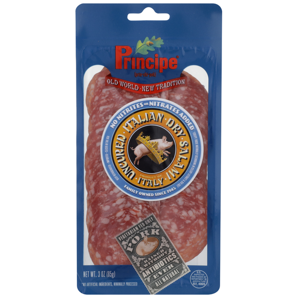 slide 1 of 1, Principe Salame Italian Dry Fresco, 3 oz