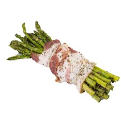 DIERBERGS BUTCHER SHOP Asparagus Lemon Pepper Bacon Wrapped Pork