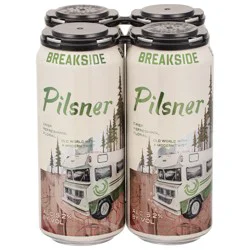 Breakside Pilsner Beer 4 - 1 pint Cans