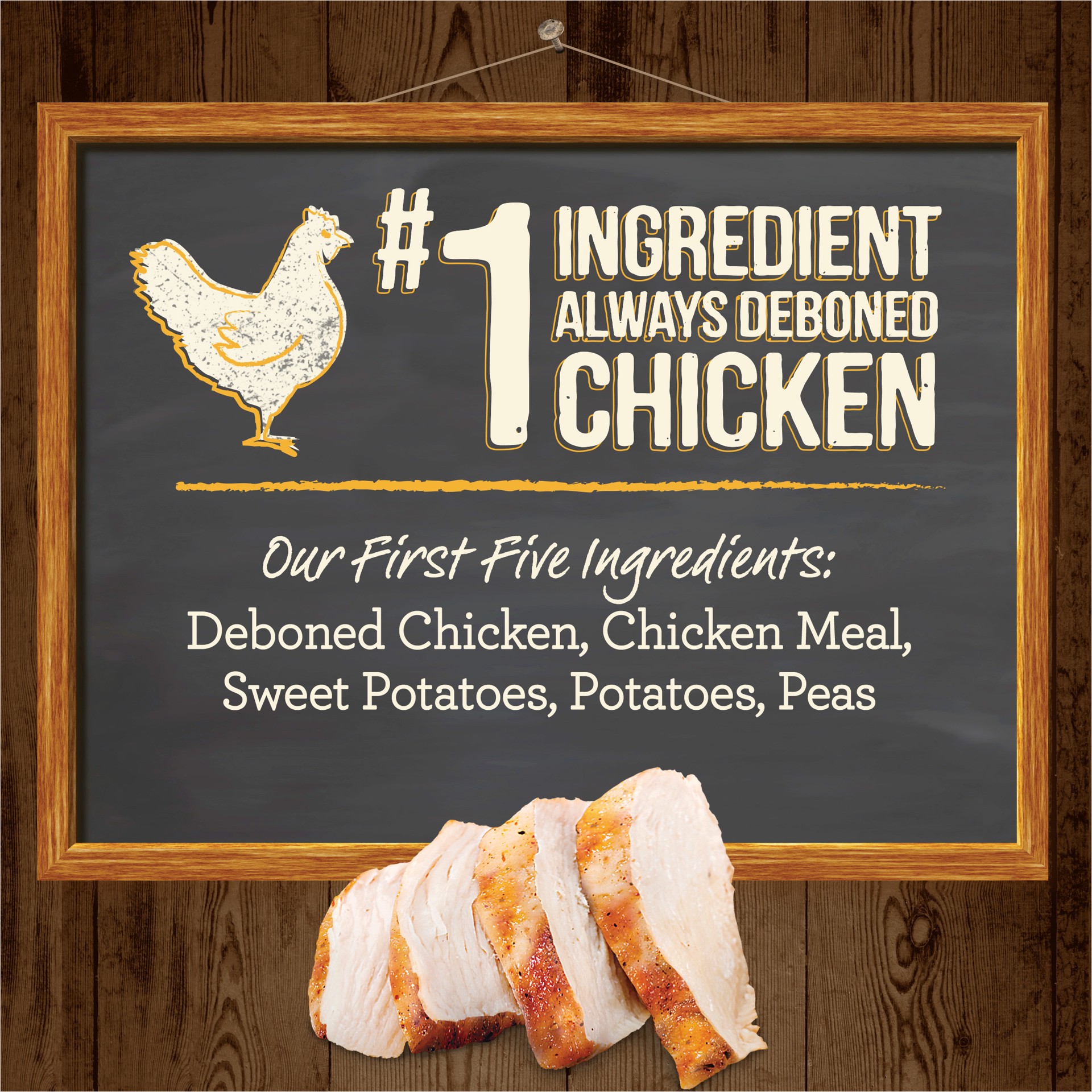 slide 4 of 9, Merrick Dry Puppy Food, Real Chicken and Sweet Potato Grain Free Dog Food Recipe - 10 lb Bag, 10 lb