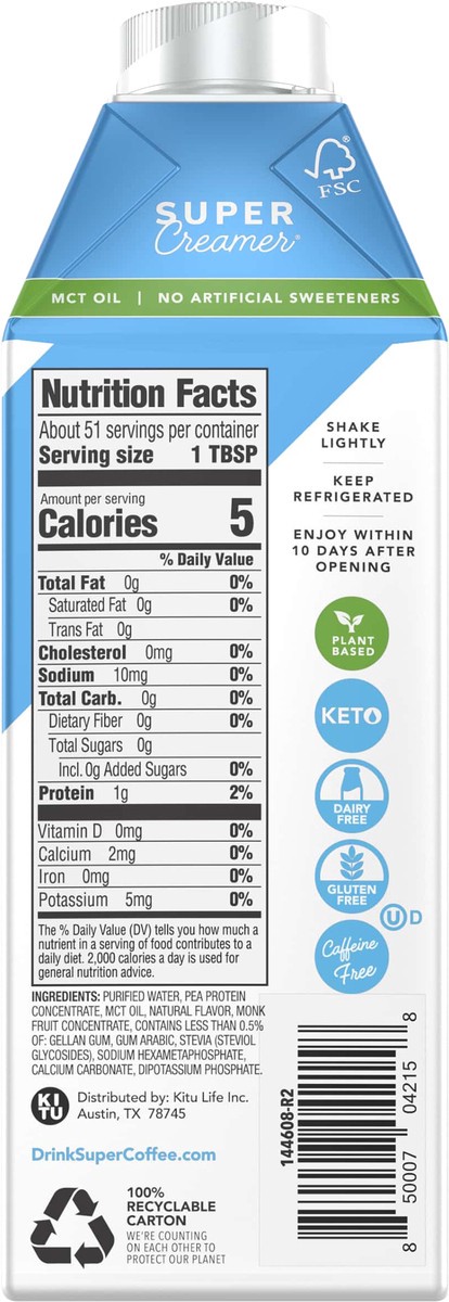 slide 2 of 7, Super Creamer French Vanilla Creamer 25.4 fl oz, 25.4 fl oz