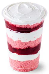 Strawberry Cake With Vanilla Bettercream Parfait Cup - Each