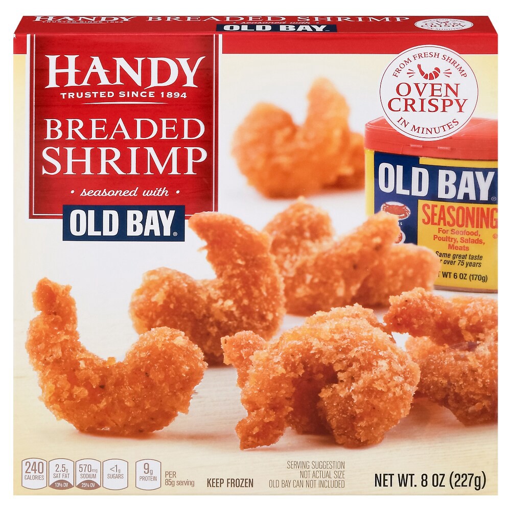 slide 5 of 6, Handy Breaded Shrimp 8 oz, 8 oz