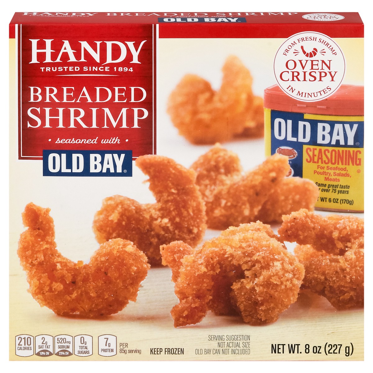 slide 1 of 6, Handy Breaded Shrimp 8 oz, 8 oz