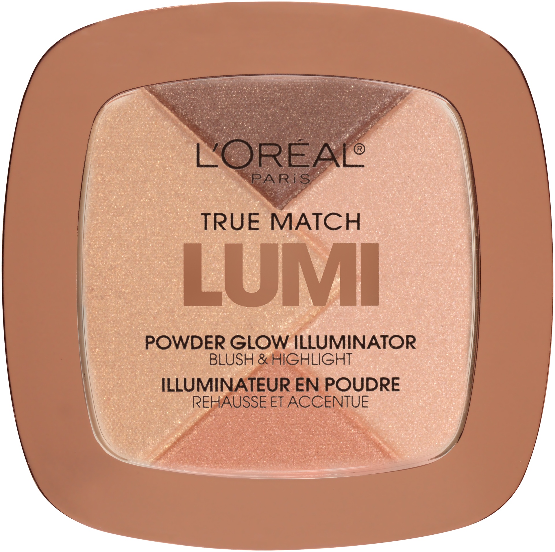 slide 2 of 6, L'Oréal True Match Lumi Powder Glow Illuminator W102 Golden, 0.31 oz