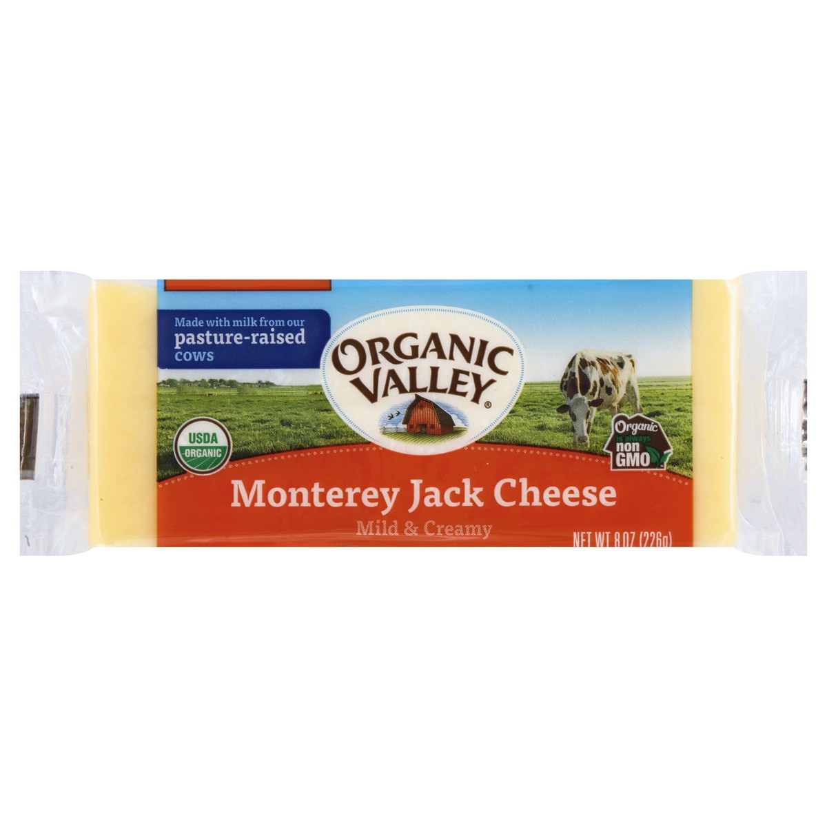 slide 4 of 12, Organic Valley Monterey Jack Cheese 8 oz, 8 oz