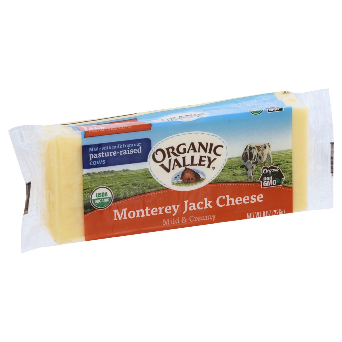 slide 11 of 12, Organic Valley Monterey Jack Cheese 8 oz, 8 oz