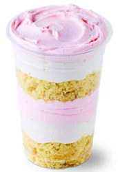 Strawberry Bavarian Decocreme Parfait Cup - Each