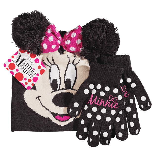 slide 1 of 1, Minnie Hat And Gloves, 1 ct