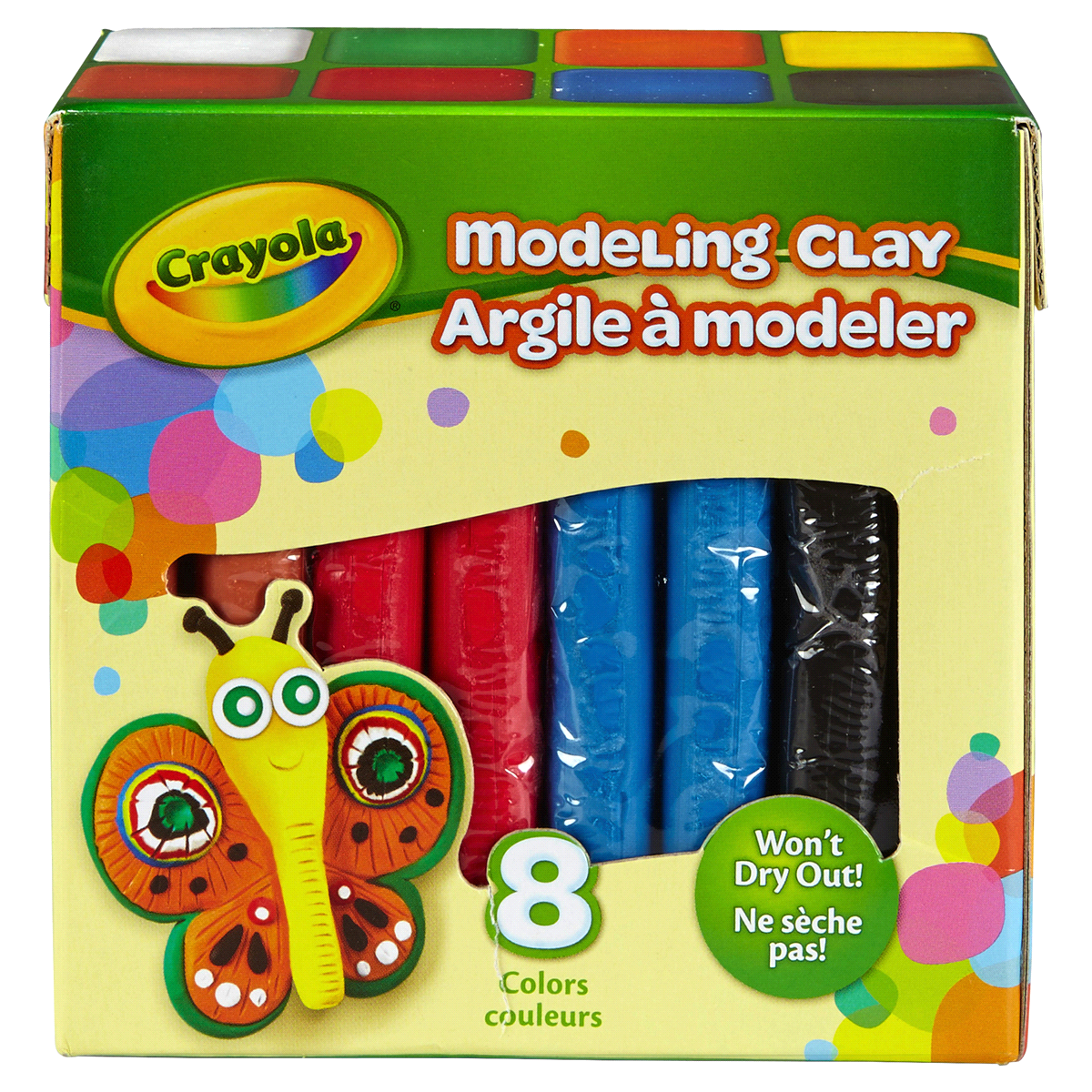 slide 2 of 3, Crayola Modeling Clay, Bold Colors, 1 ct