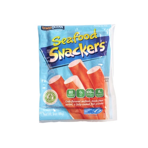 slide 1 of 1, TransOcean® Seafood Snackers®, 3 oz