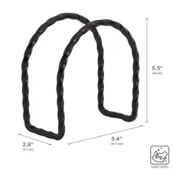 Pfaltzgraff Awara Napkin Holder Black