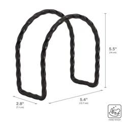 Pfaltzgraff Awara Napkin Holder Black