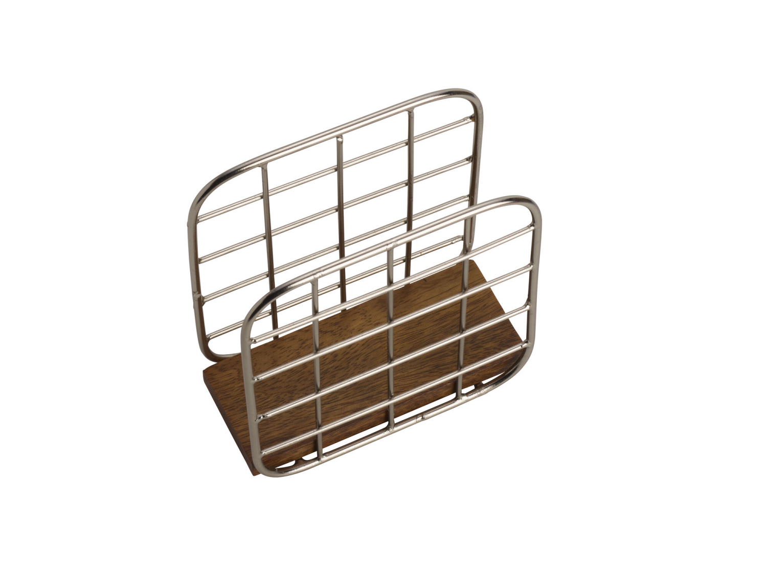 slide 1 of 2, Mikasa Anise Napkin Holder Nickel, 1 ct