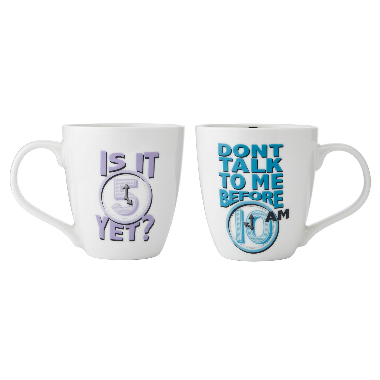 slide 2 of 2, Pfaltzgraff Mug Is it Five Dont Talk S2 18oz, 18 oz