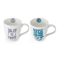 Pfaltzgraff Mug Is it Five Dont Talk S2 18oz