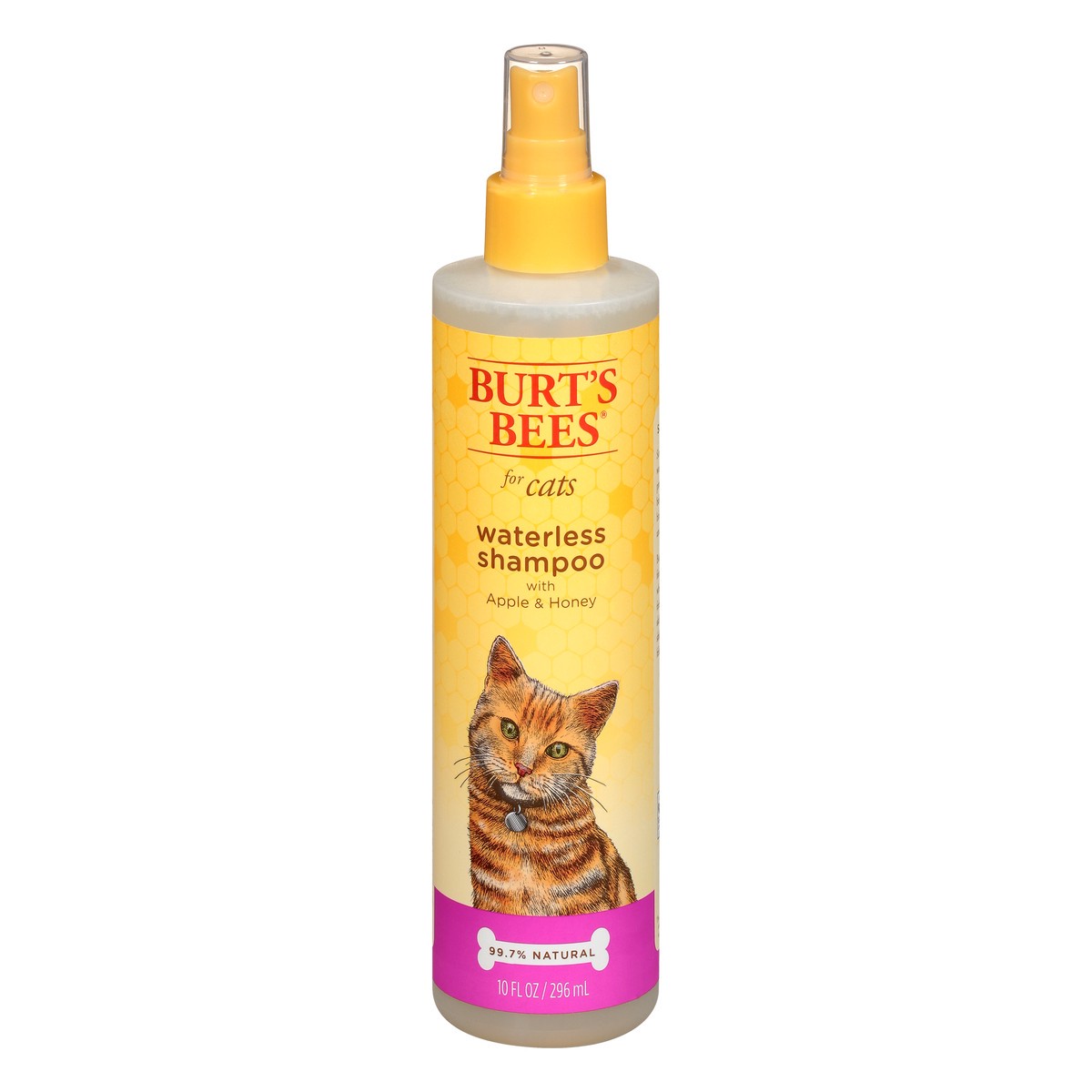 slide 1 of 9, Burt's Bees For Cats Apple & Honey Waterless Shampoo 10 oz, 10 oz