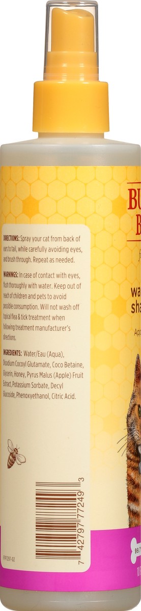 slide 7 of 9, Burt's Bees For Cats Apple & Honey Waterless Shampoo 10 oz, 10 oz