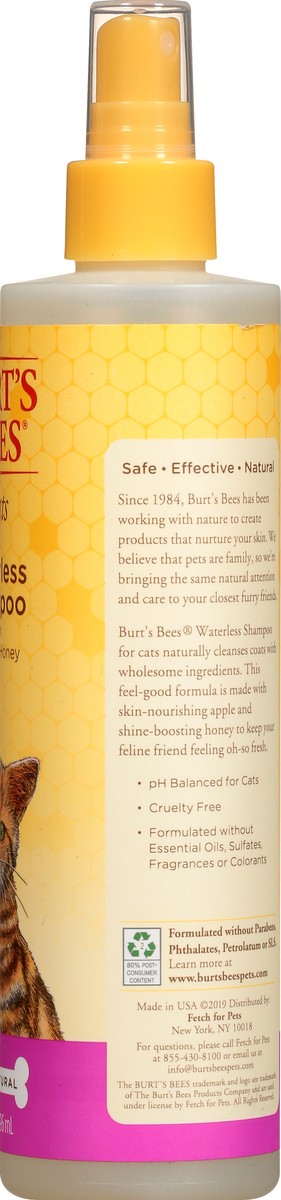 slide 8 of 9, Burt's Bees For Cats Apple & Honey Waterless Shampoo 10 oz, 10 oz