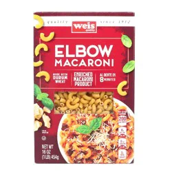 Weis Quality Classic Pasta Enriched Macaroni Product, Elbow Macaroni