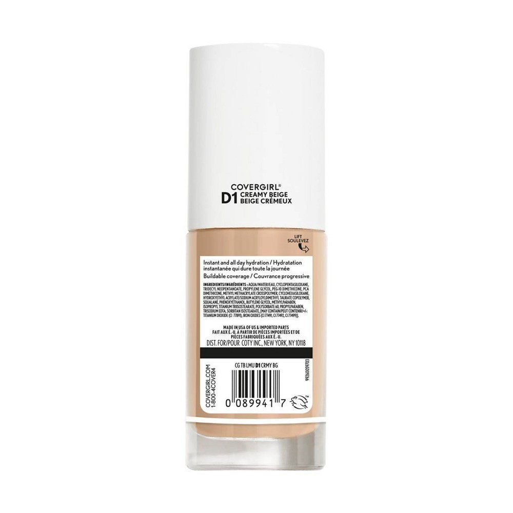 slide 3 of 3, Covergirl truBLEND Foundation D1 Creamy Beige, 1 fl oz