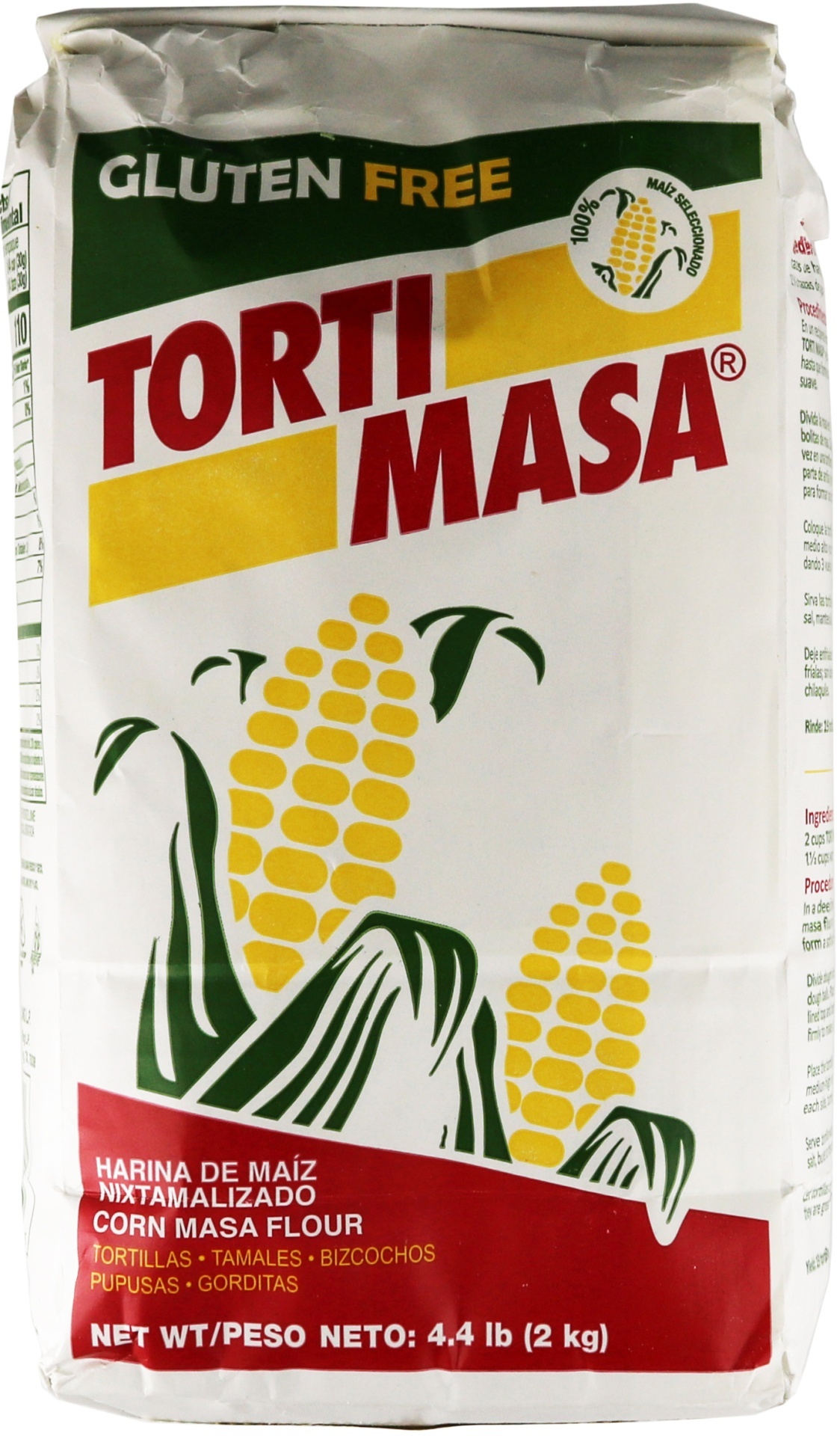 slide 1 of 1, Torti Masa Maseca Torti Masa Corn Flour, 4 lb