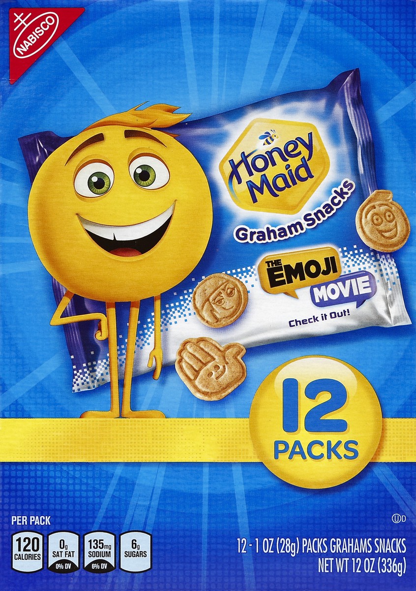 slide 1 of 5, Honey Maid Graham Snacks 12 ea, 12 ct