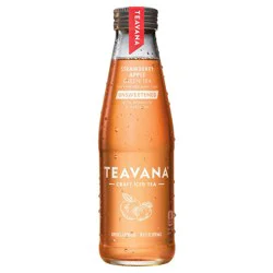 Teavana Strawberry Apple Green Tea Unsweetened Glass Bottle - 14.5 fl oz
