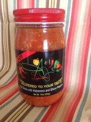 A & J Salsa Company Habanero Salsa