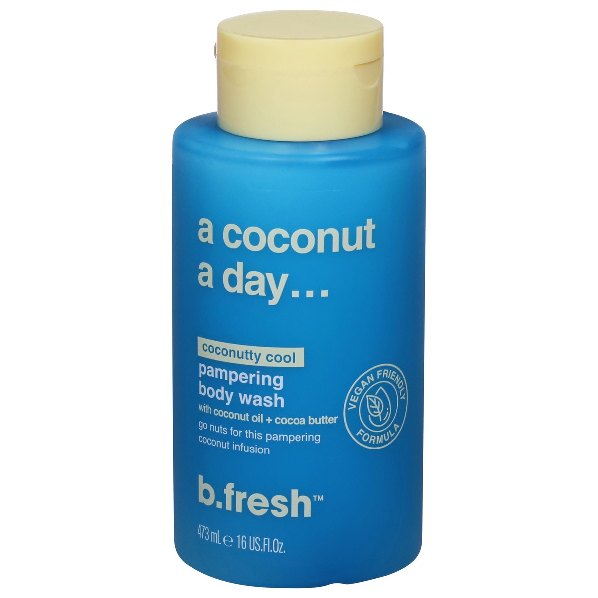 slide 1 of 13, B. Fresh Coconutty Cool Pampering Body Wash 16 fl oz, 16 fl oz