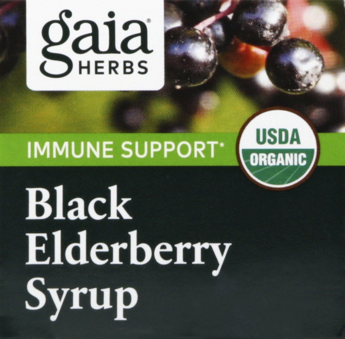 slide 9 of 9, Gaia Herbs Black Elderberry Syrup, 3 fl oz