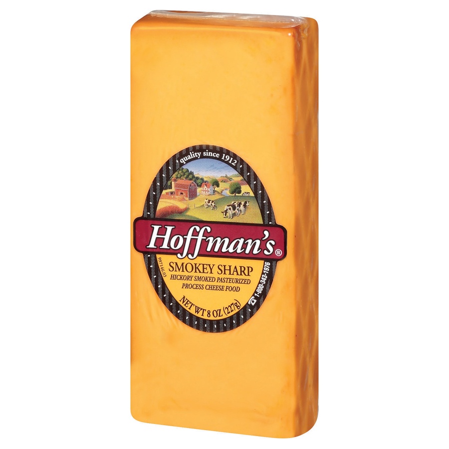 slide 3 of 3, Hoffman's Smokey Sharp Cheese, 8 oz