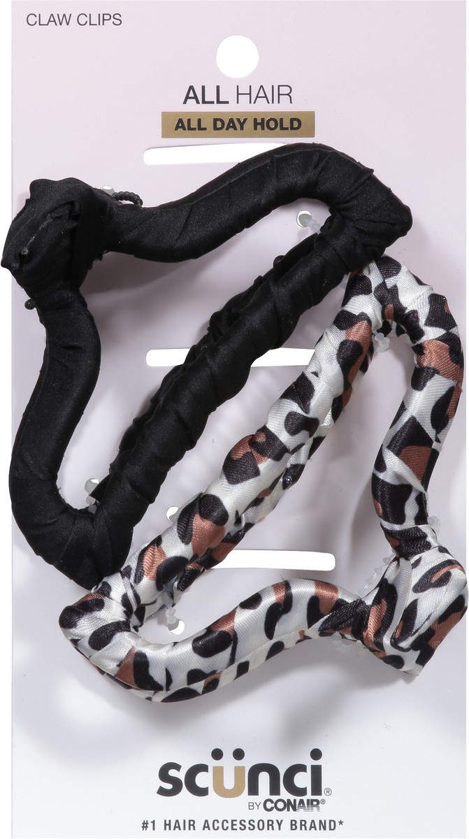 slide 5 of 12, scünci All Hair All Day Hold Claw Clips 2 ea, 2 ct