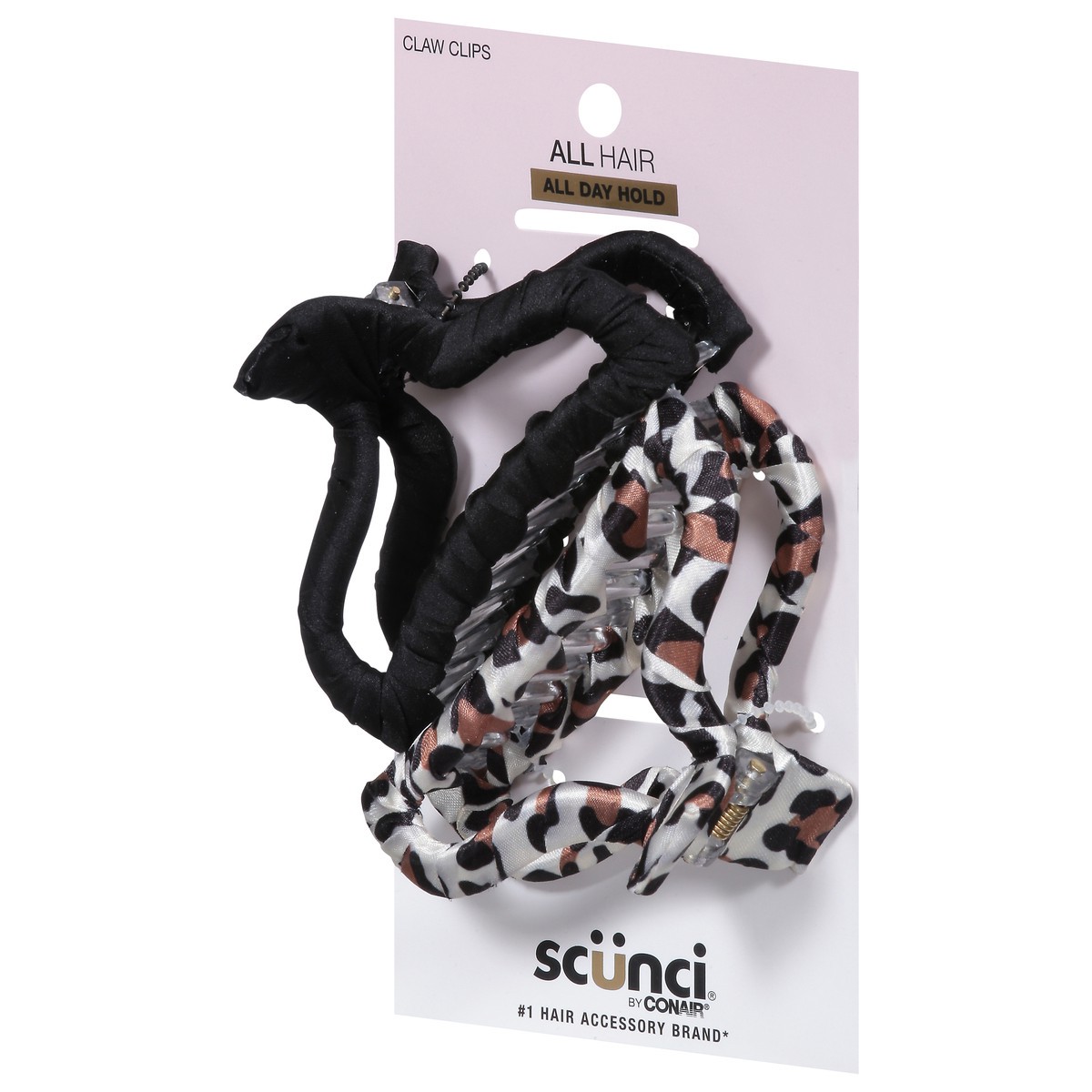 slide 2 of 12, scünci All Hair All Day Hold Claw Clips 2 ea, 2 ct