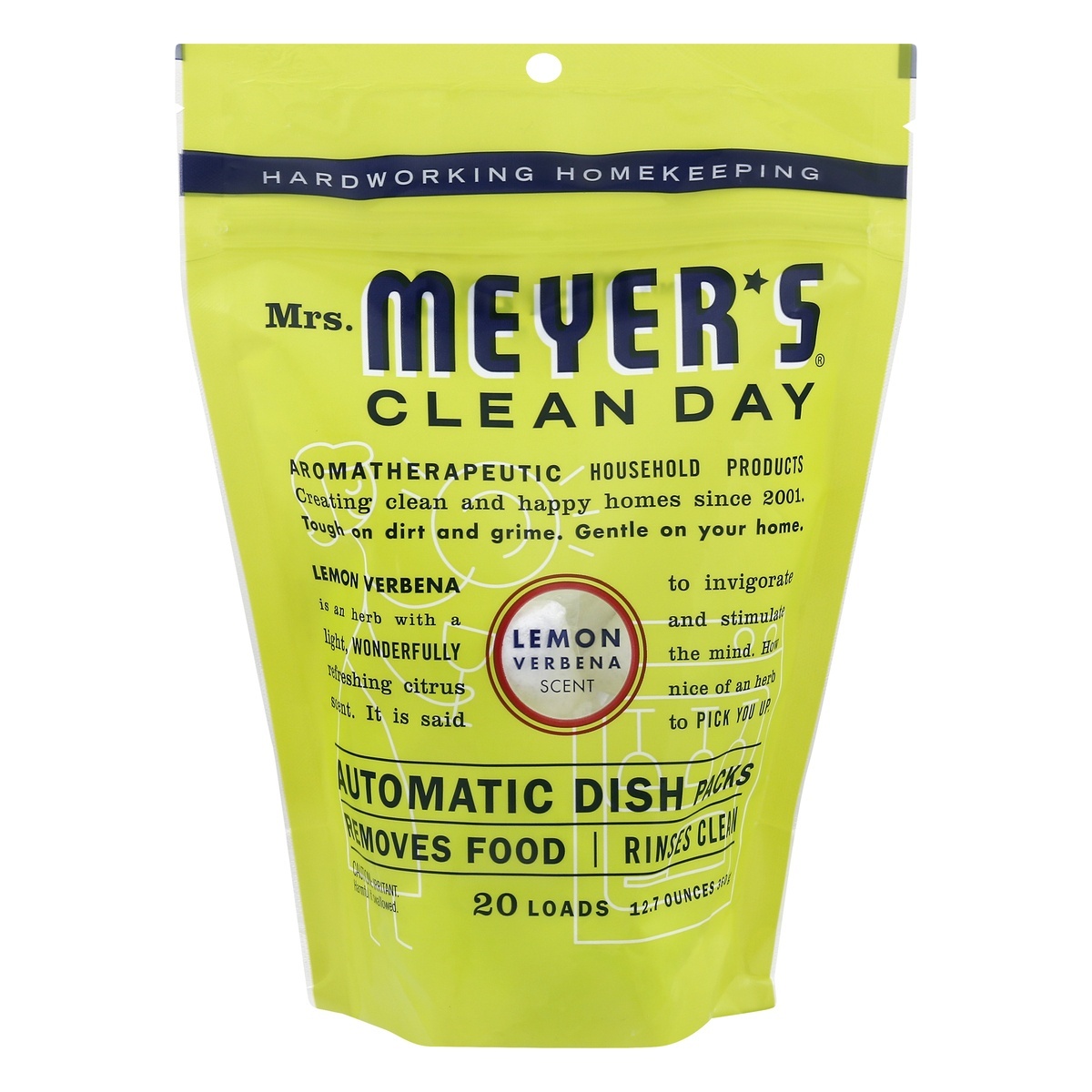 slide 1 of 4, Mrs. Meyer's Clean Day Mrs. Meyer's Lemon Verbena Auto Dish Soap, 12.7 oz